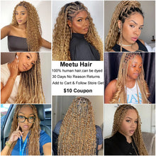 Load image into Gallery viewer, Bulk Human Hair For Braiding Color 27 Deep Wave No Weft Double Drawn Wholesale Boho Braids Deep Wave Human Hair Extensions