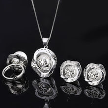 Load image into Gallery viewer, White Diamond-Studded Ring Pendant Luxurious Style Shell Beads