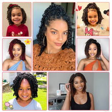 Load image into Gallery viewer, Forevery Passion Twist Crochet Hair Synthetic Crochet Hair For Black Women Pre Looped Pre Twisted Passion Twist Hair  Extensions