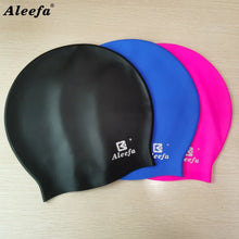 Load image into Gallery viewer, Extra Large Swim Cap for Women Long Hair Braids Dreadlocks, Silicone bathing Swimming Caps,Weaves, Curls &amp; Afros, waterproof