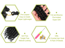 Load image into Gallery viewer, Forevery Passion Twist Crochet Hair Synthetic Crochet Hair For Black Women Pre Looped Pre Twisted Passion Twist Hair  Extensions