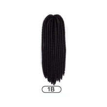 Load image into Gallery viewer, 22inch 1B Color Mambo Havana Twist Braids Hair Senegalese Twist Crochet Synthetic Braiding Hair Extensions For Women