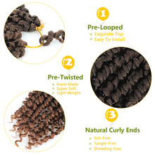 Load image into Gallery viewer, Forevery Passion Twist Crochet Hair Synthetic Crochet Hair For Black Women Pre Looped Pre Twisted Passion Twist Hair  Extensions