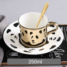Load image into Gallery viewer, New Dynamic mirror reflection Cup Mug 250~300ml Home Drinkware creative Ceramic Anamorphic Cup Coffee Tea set Interesting gift