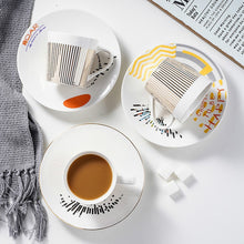 Load image into Gallery viewer, New Dynamic mirror reflection Cup Mug 250~300ml Home Drinkware creative Ceramic Anamorphic Cup Coffee Tea set Interesting gift