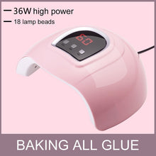 Load image into Gallery viewer, Nail Dryer LED Nail Lamp UV Lamp for Curing All Gel Nail Polish With Motion Sensing Manicure Pedicure Salon Tool