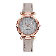 Load image into Gallery viewer, Casual Women Romantic Starry Sky Wrist Watch Leather Rhinestone Designer Ladies Clock Simple Dress watch