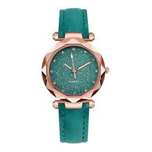 Load image into Gallery viewer, Casual Women Romantic Starry Sky Wrist Watch Leather Rhinestone Designer Ladies Clock Simple Dress watch