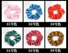 Load image into Gallery viewer, Velvet Scrunchie Women Girls Elastic Hair Rubber Bands Accessories  For Women Tie Hair Ring Rope Ponytail Holder