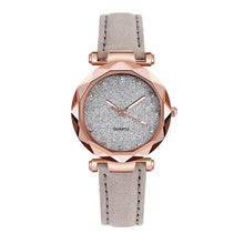 Load image into Gallery viewer, Casual Women Romantic Starry Sky Wrist Watch Leather Rhinestone Designer Ladies Clock Simple Dress watch