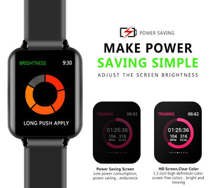 Smart watch Waterproof Sports for iphone phone Smartwatch Heart Rate Monitor Blood Pressure Functions For Women men kid