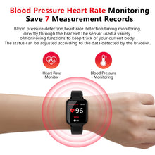 Load image into Gallery viewer, Smart watch Waterproof Sports for iphone phone Smartwatch Heart Rate Monitor Blood Pressure Functions For Women men kid