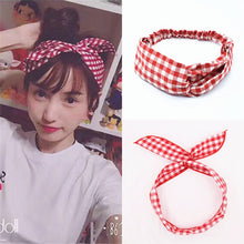 Load image into Gallery viewer, Vintage polyester knot elastic Headband