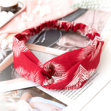 Load image into Gallery viewer, Vintage polyester knot elastic Headband