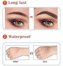 Load image into Gallery viewer, Microblading Eyebrow Pen Waterproof Fork Tip Eyebrow Tattoo Pencil Long Lasting Professional Fine Sketch Liquid Eye Brow Pencil