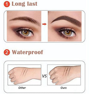 Microblading Eyebrow Pen Waterproof Fork Tip Eyebrow Tattoo Pencil Long Lasting Professional Fine Sketch Liquid Eye Brow Pencil