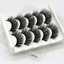 Load image into Gallery viewer, SEXYSHEEP 5Pairs 3D Mink Hair False Eyelashes