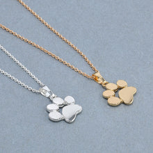 Load image into Gallery viewer, Cute Pets Dogs Footprints Paw Chain Pendant Necklace Necklaces &amp; Pendants Jewelry for Women Sweater necklace