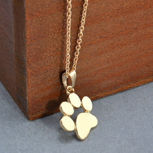 Load image into Gallery viewer, Cute Pets Dogs Footprints Paw Chain Pendant Necklace Necklaces &amp; Pendants Jewelry for Women Sweater necklace