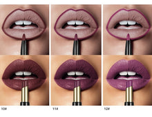 Load image into Gallery viewer, Double-end Matte Lip Lipstick Pencils Lip Liner Pen Waterproof Easy to Wear Nude Velvet Matte Lip Stick