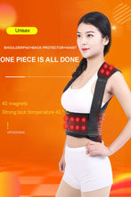 Load image into Gallery viewer, Self-heating Brace Support Belt Back Posture Corrector Spine Back Shoulder Lumbar Posture Correction