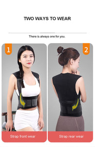 Self-heating Brace Support Belt Back Posture Corrector Spine Back Shoulder Lumbar Posture Correction