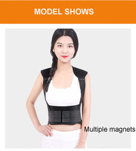 Load image into Gallery viewer, Self-heating Brace Support Belt Back Posture Corrector Spine Back Shoulder Lumbar Posture Correction