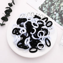 Load image into Gallery viewer, 100PCS Candy Colors Nylon  Rubber Bands Safe Elastic Hair Bands Ponytail Holder Kids/woman Hair Accessories