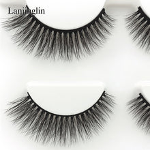 Load image into Gallery viewer, 3 pairs natural false eyelashes fake lashes long makeup 3d mink lashes extension eyelash mink eyelashes for beauty #X11