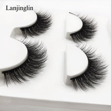 Load image into Gallery viewer, 3 pairs natural false eyelashes fake lashes long makeup 3d mink lashes extension eyelash mink eyelashes for beauty #X11
