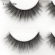 Load image into Gallery viewer, 3 pairs natural false eyelashes fake lashes long makeup 3d mink lashes extension eyelash mink eyelashes for beauty #X11