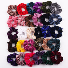 Load image into Gallery viewer, Velvet Scrunchie Women Girls Elastic Hair Rubber Bands Accessories  For Women Tie Hair Ring Rope Ponytail Holder