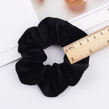 Load image into Gallery viewer, Velvet Scrunchie Women Girls Elastic Hair Rubber Bands Accessories  For Women Tie Hair Ring Rope Ponytail Holder