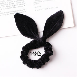 Velvet Scrunchie Women Girls Elastic Hair Rubber Bands Accessories  For Women Tie Hair Ring Rope Ponytail Holder