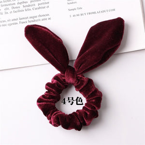 Velvet Scrunchie Women Girls Elastic Hair Rubber Bands Accessories  For Women Tie Hair Ring Rope Ponytail Holder