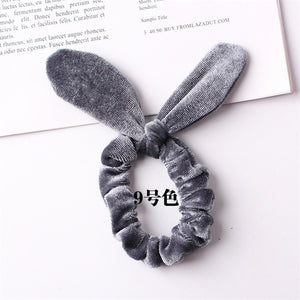 Velvet Scrunchie Women Girls Elastic Hair Rubber Bands Accessories  For Women Tie Hair Ring Rope Ponytail Holder