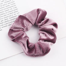 Load image into Gallery viewer, Velvet Scrunchie Women Girls Elastic Hair Rubber Bands Accessories  For Women Tie Hair Ring Rope Ponytail Holder