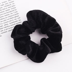 Velvet Scrunchie Women Girls Elastic Hair Rubber Bands Accessories  For Women Tie Hair Ring Rope Ponytail Holder