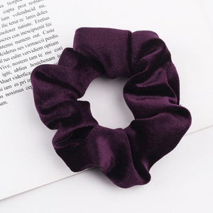 Velvet Scrunchie Women Girls Elastic Hair Rubber Bands Accessories  For Women Tie Hair Ring Rope Ponytail Holder