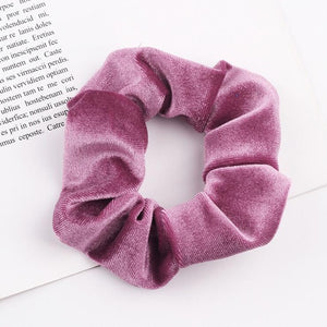 Velvet Scrunchie Women Girls Elastic Hair Rubber Bands Accessories  For Women Tie Hair Ring Rope Ponytail Holder
