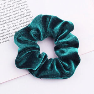Velvet Scrunchie Women Girls Elastic Hair Rubber Bands Accessories  For Women Tie Hair Ring Rope Ponytail Holder