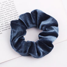 Load image into Gallery viewer, Velvet Scrunchie Women Girls Elastic Hair Rubber Bands Accessories  For Women Tie Hair Ring Rope Ponytail Holder