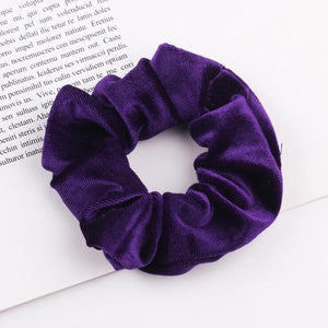 Velvet Scrunchie Women Girls Elastic Hair Rubber Bands Accessories  For Women Tie Hair Ring Rope Ponytail Holder