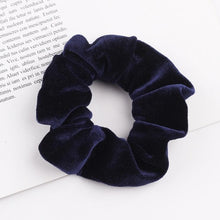 Load image into Gallery viewer, Velvet Scrunchie Women Girls Elastic Hair Rubber Bands Accessories  For Women Tie Hair Ring Rope Ponytail Holder