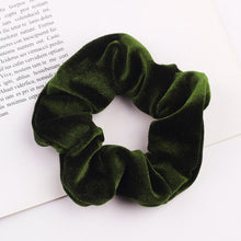 Load image into Gallery viewer, Velvet Scrunchie Women Girls Elastic Hair Rubber Bands Accessories  For Women Tie Hair Ring Rope Ponytail Holder