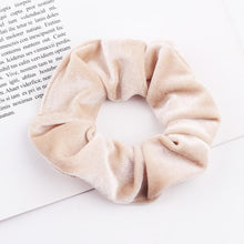 Load image into Gallery viewer, Velvet Scrunchie Women Girls Elastic Hair Rubber Bands Accessories  For Women Tie Hair Ring Rope Ponytail Holder