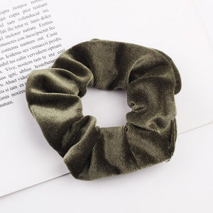 Velvet Scrunchie Women Girls Elastic Hair Rubber Bands Accessories  For Women Tie Hair Ring Rope Ponytail Holder