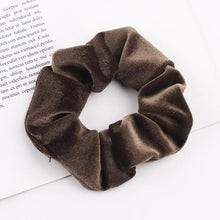 Load image into Gallery viewer, Velvet Scrunchie Women Girls Elastic Hair Rubber Bands Accessories  For Women Tie Hair Ring Rope Ponytail Holder