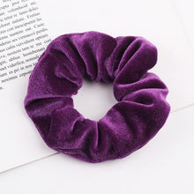 Load image into Gallery viewer, Velvet Scrunchie Women Girls Elastic Hair Rubber Bands Accessories  For Women Tie Hair Ring Rope Ponytail Holder