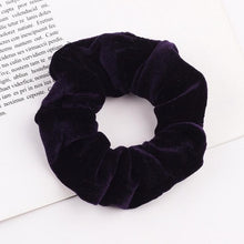 Load image into Gallery viewer, Velvet Scrunchie Women Girls Elastic Hair Rubber Bands Accessories  For Women Tie Hair Ring Rope Ponytail Holder